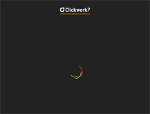 Tablet Screenshot of clickwork7.com